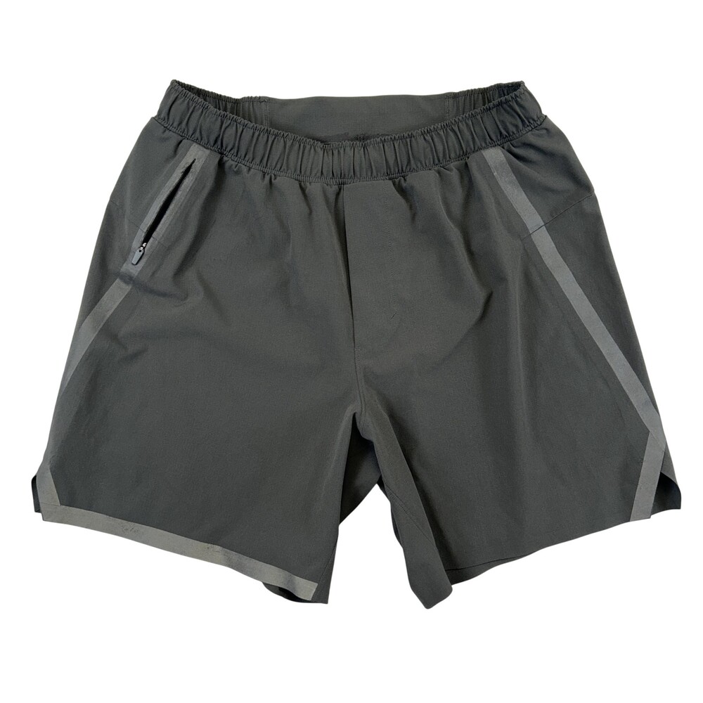 Lululemon Surge Shorts Mens Small Running 7" Inseam Reflective Zip Drawstring